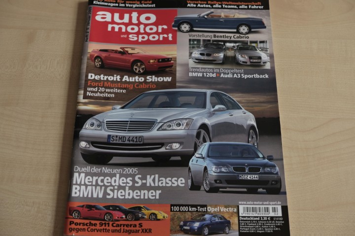 Deckblatt Auto Motor und Sport (02/2005)